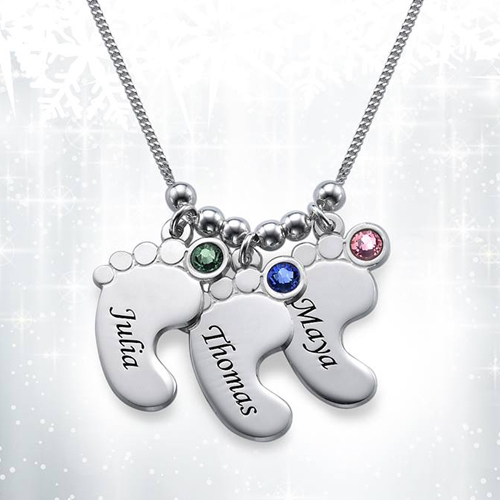 Gioielleria Della Mamma – Collana con Piedi di Bambino