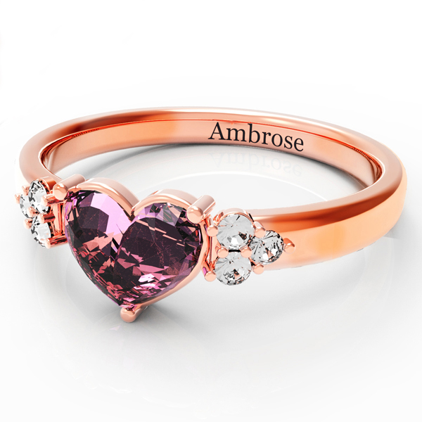 Personalizzabile Nome Anello Con Birthstones