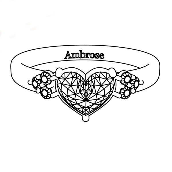 Personalizzabile Nome Anello Con Birthstones